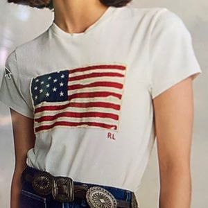 NWT Polo Ralph Lauren Flag tee size M